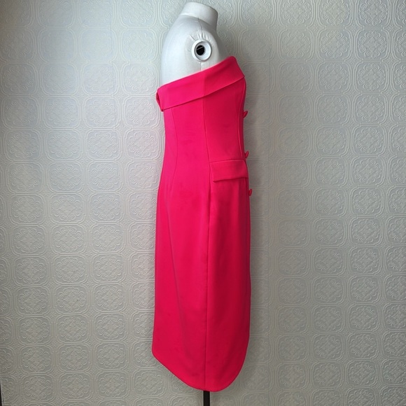 BADGLEY MISCHKA JEWEL | Merry Strapless Tux Dress with Tulip Hem, Size 4, NWT - Picture 11 of 13